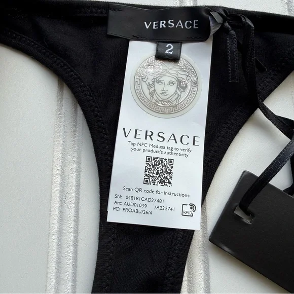 Versace Greca Border Sports Bra - Picture 4 of 7